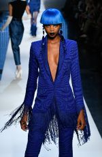 MARIA BORGES on the Runway at Jean-Paul Gaultier Spring/Summer 2018 Show in Paris 01/24/2018