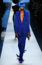 MARIA BORGES on the Runway at Jean-Paul Gaultier Spring/Summer 2018 Show in Paris 01/24/2018