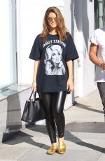 MARIA MENOUNOS Out Shopping in Beverly Hills 01/13/2018