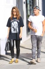 MARIA MENOUNOS Out Shopping in Beverly Hills 01/13/2018