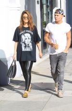 MARIA MENOUNOS Out Shopping in Beverly Hills 01/13/2018