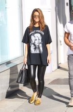 MARIA MENOUNOS Out Shopping in Beverly Hills 01/13/2018