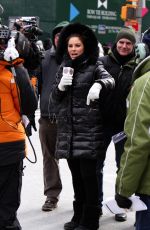 MARIA MENOUNOS Reports Celebrations at Times Square New Year