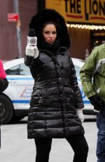 MARIA MENOUNOS Reports Celebrations at Times Square New Year
