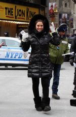 MARIA MENOUNOS Reports Celebrations at Times Square New Year