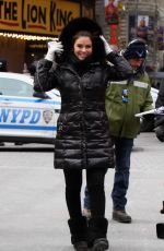 MARIA MENOUNOS Reports Celebrations at Times Square New Year