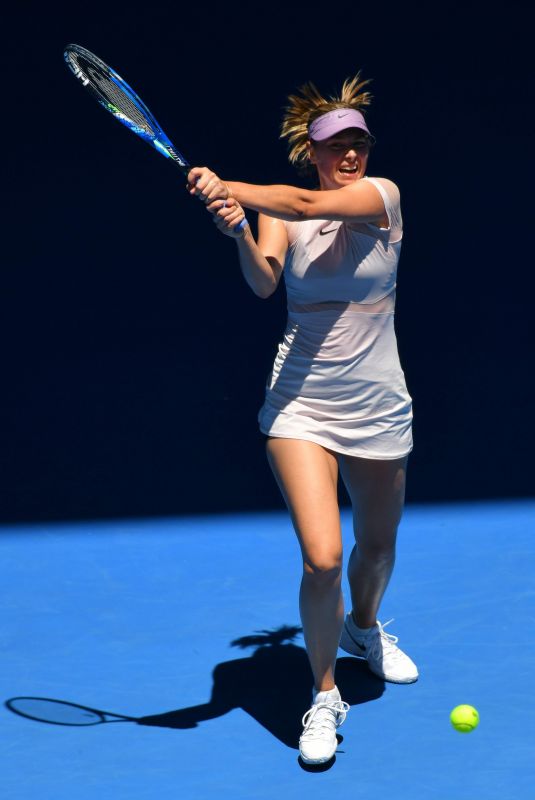 MARIA SHARAPOVA at Australian Open Tennis Tournament in Melbourne 01/16/2018
