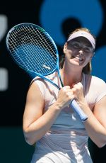 MARIA SHARAPOVA at Australian Open Tennis Tournament in Melbourne 01/18/2018