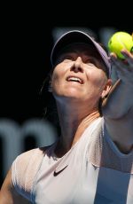 MARIA SHARAPOVA at Australian Open Tennis Tournament in Melbourne 01/18/2018
