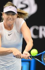MARIA SHARAPOVA at Australian Open Tennis Tournament in Melbourne 01/20/2018