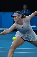 MARIA SHARAPOVA at Australian Open Tennis Tournament in Melbourne 01/20/2018