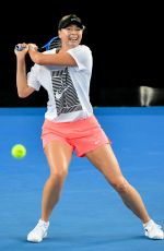 MARIA SHARAPOVA at Practice Session at Australian Open Tennis Tournament in Melbourne 01/14/2018