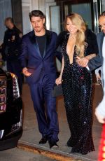 MARIAH CAREY and Bruan Tanaka Leaves Clive Davis Pre-Grammy Party in New York 01/28/2018