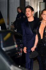 MARIAH CAREY and Bruan Tanaka Leaves Clive Davis Pre-Grammy Party in New York 01/28/2018