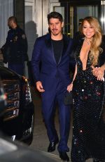 MARIAH CAREY and Bruan Tanaka Leaves Clive Davis Pre-Grammy Party in New York 01/28/2018