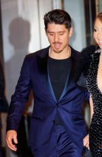 MARIAH CAREY and Bruan Tanaka Leaves Clive Davis Pre-Grammy Party in New York 01/28/2018