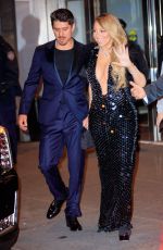 MARIAH CAREY and Bruan Tanaka Leaves Clive Davis Pre-Grammy Party in New York 01/28/2018