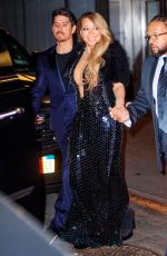 MARIAH CAREY and Bruan Tanaka Leaves Clive Davis Pre-Grammy Party in New York 01/28/2018