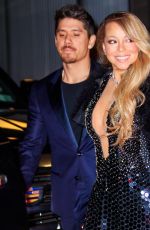 MARIAH CAREY and Bruan Tanaka Leaves Clive Davis Pre-Grammy Party in New York 01/28/2018