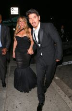 MARIAH CAREY Arrives at Instyle and Warner Bros Golden Globes After-party in Los Angeles 01/07/2018