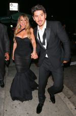 MARIAH CAREY Arrives at Instyle and Warner Bros Golden Globes After-party in Los Angeles 01/07/2018