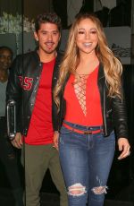 MARIAH CAREY at Mr Chow in Beverly Hills 01/17/2018
