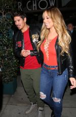 MARIAH CAREY at Mr Chow in Beverly Hills 01/17/2018