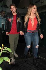 MARIAH CAREY at Mr Chow in Beverly Hills 01/17/2018