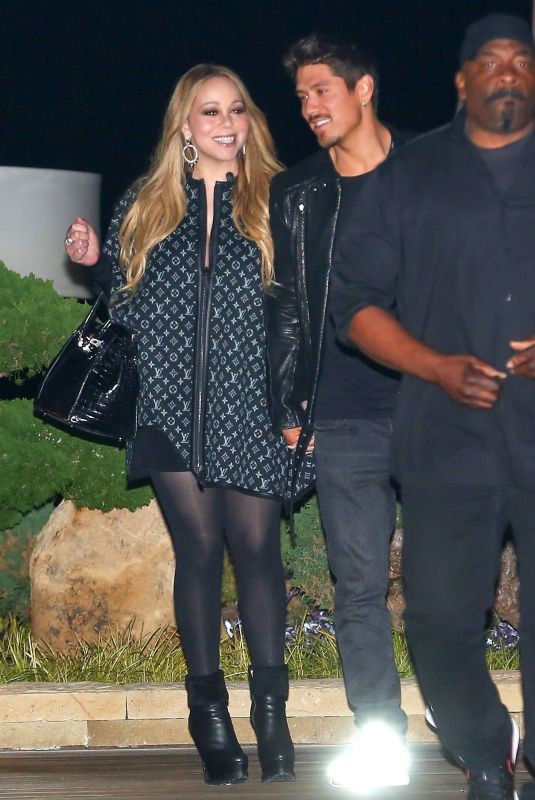 MARIAH CAREY at Nobu Restaurant in Malibu 01/16/2018