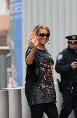 MARIAH CAREY in $11k Mini Dress Arrives at Clive Davis Pre-Grammy Party in New York 01/28/2018
