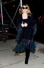 MARIAH CAREY Out for Dinner in New York 01/23/2018