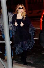 MARIAH CAREY Out for Dinner in New York 01/23/2018