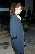 MARISA TOMEI Arrives at Pre Golden Globes Party at Poppy in West Hollywood 01/06/2018