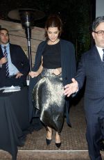 MARISA TOMEI Arrives at Pre Golden Globes Party at Poppy in West Hollywood 01/06/2018