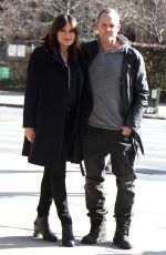 MARISKA HARGITAY at Coffee Break on the Set of Law & Order: SVU in New York 01/24/2018