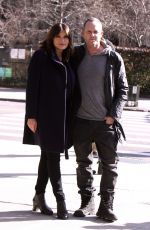 MARISKA HARGITAY at Coffee Break on the Set of Law & Order: SVU in New York 01/24/2018