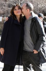 MARISKA HARGITAY at Coffee Break on the Set of Law & Order: SVU in New York 01/24/2018