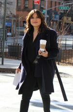 MARISKA HARGITAY at Coffee Break on the Set of Law & Order: SVU in New York 01/24/2018