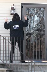 MARISKA HARGITAY on the Set of Law & Order: Special Victims Unit in Los Angeles 01/10/2018