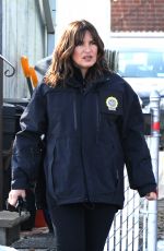 MARISKA HARGITAY on the Set of Law & Order: Special Victims Unit in Los Angeles 01/10/2018