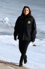 MARISKA HARGITAY on the Set of Law & Order: Special Victims Unit in Los Angeles 01/10/2018