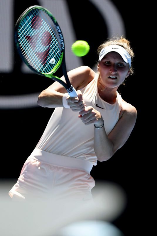 MARKETA VONDROUSOVA at Australian Open Tennis Tournament in Melbourne 01/18/2018