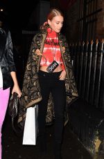 MARY CHARTERIS Arrives at Alexa Chung Clothing Range Collection Launch in London 01/30/2018