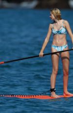 MASON GRAMMER in Bikini Paddlleboarding in Hawaii 12/25/2017