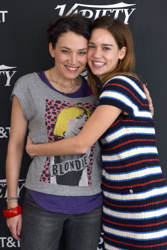 MATILDA LUTZ and CORALIE FARGEAT at Variety Studio at Sundance Film Festival 01/19/2018