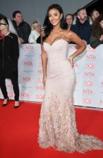 MAYA JAMA at National Television Awards in London 01/23/2018