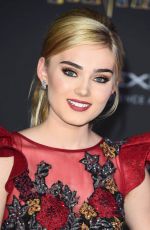 MEG DONNELLY at Black Panther Premiere in Hollywood 01/29/2018