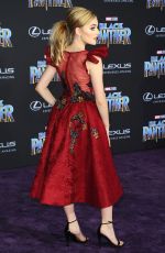 MEG DONNELLY at Black Panther Premiere in Hollywood 01/29/2018