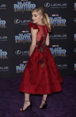 MEG DONNELLY at Black Panther Premiere in Hollywood 01/29/2018