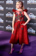 MEG DONNELLY at Black Panther Premiere in Hollywood 01/29/2018